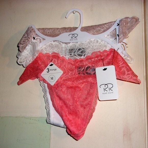 Rene Rofe Medium 3 pack of thongs - Picture 2 of 10